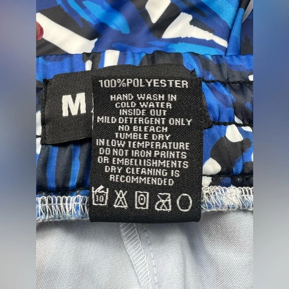 Makobi Mens Cargo Shorts Drawstring Blue Size 3XL - Picture 11 of 14